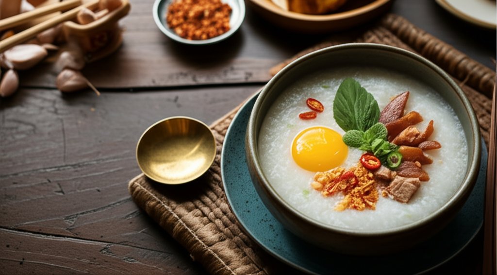 รูปภาพประกอบบทความ: ข้าวต้มหอมกรุ่น: สูตรลับเคล็ดลับความอร่อย ทำเองได้ง่ายๆ ที่บ้าน!