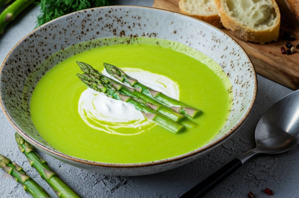 รูปภาพประกอบบทความ: ซุปหน่อไม้ฝรั่ง: สูตรอร่อย ทำง่าย ได้รสชาติระดับภัตตาคาร