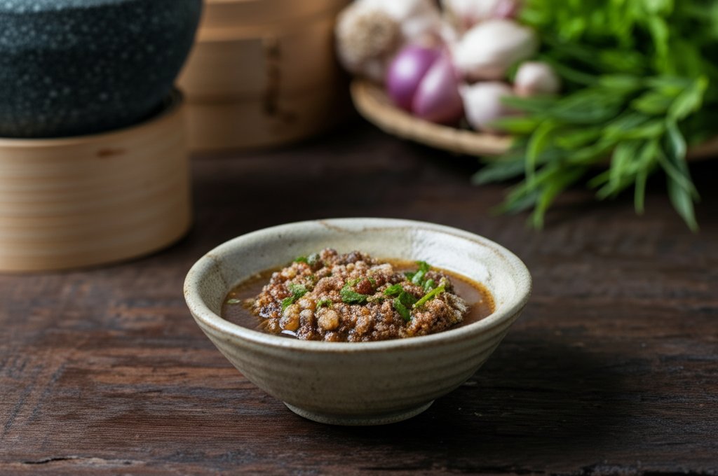 รูปภาพประกอบบทความ: สูตรน้ำจิ้มแจ่วแซ่บอีหลี: เคล็ดลับร้านอาหารอีสานแท้ๆ (อร่อยเหมือนเดิม!)