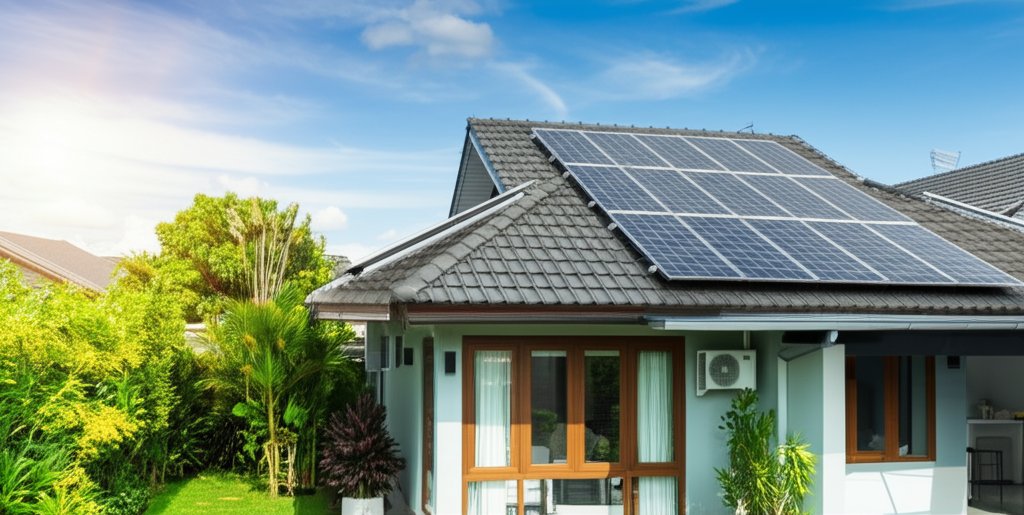 รูปภาพประกอบบทความ: ใช้โซล่าเซลส์ลดค่าไฟ: คู่มือฉบับสมบูรณ์สำหรับคนไทย 2025