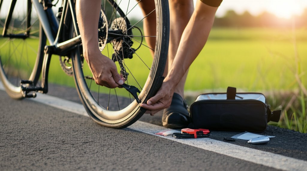 รูปภาพประกอบบทความ: เลือกชุดซ่อมยางเสือหมอบ: คู่มือฉบับสมบูรณ์ ปั่นต่อได้ ไม่ต้องเข็น!