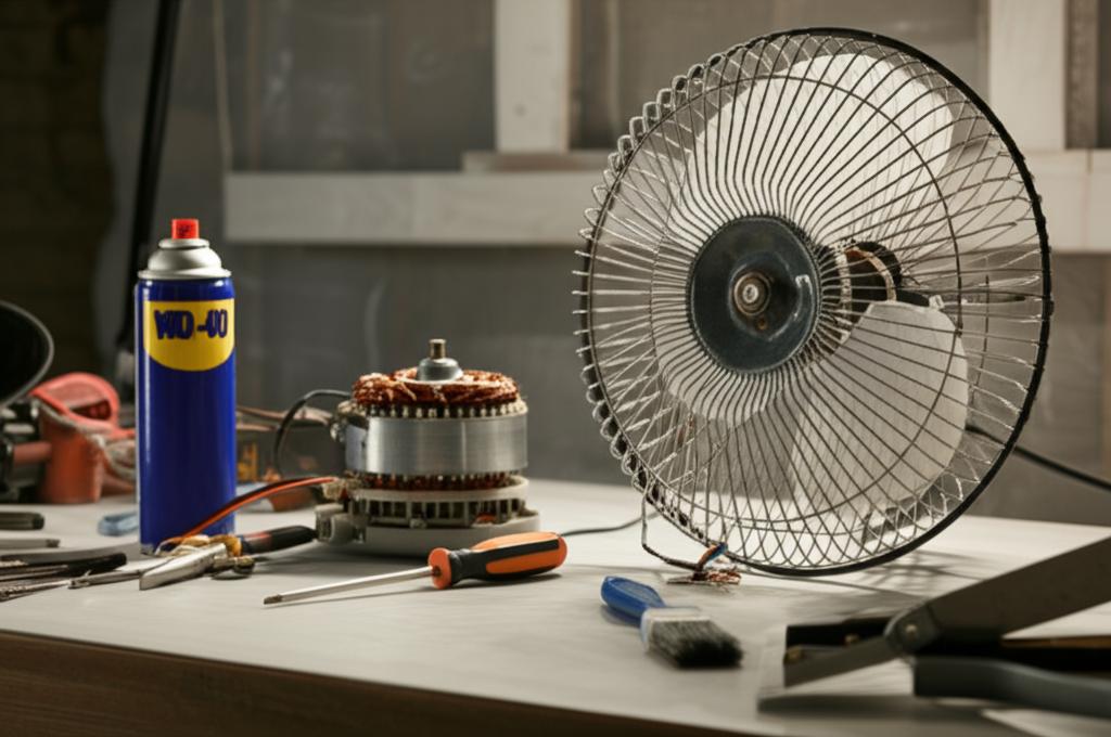 รูปภาพประกอบบทความ: พัดลมหมุนช้า ซ่อมเองได้! วิธีง่ายๆ ประหยัดเงิน หน้าร้อนนี้