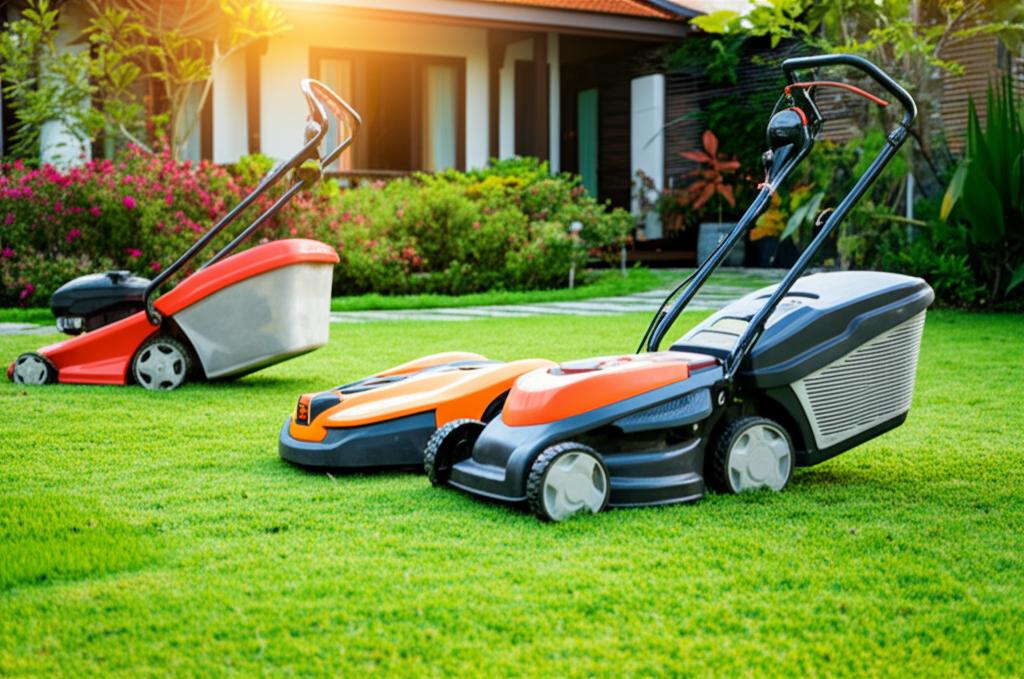 รูปภาพประกอบบทความ: เครื่องตัดหญ้าแบบไหนดี? เลือกให้เหมาะกับสนามหญ้าคุณ (ฉบับปี 2025)