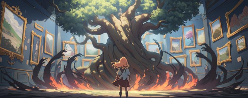 รูปภาพประกอบบทความ: พิพิธภัณฑ์พิศวง: ผู้ดูแลโลกแห่งภาพวาด - ตอนที่ 7: เงาเพรียก เพลิงพิโรธ