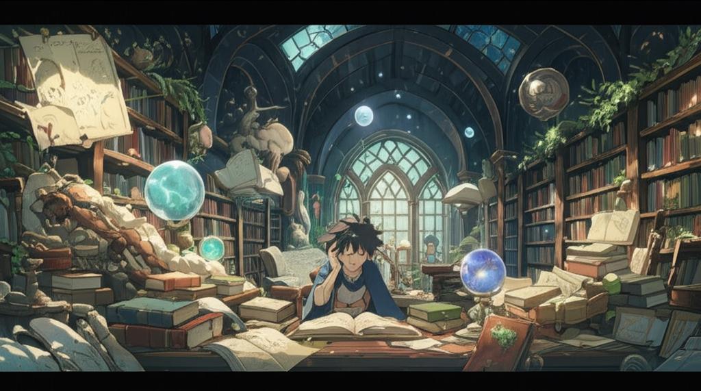 รูปภาพประกอบบทความ: ห้องสมุดของเวทมนตร์ที่หายไป: บรรณารักษ์ผู้รวบรวมเวทมนตร์ต้องห้าม - ตอนที่ 1: จุดเริ่มต้นในเงามืด