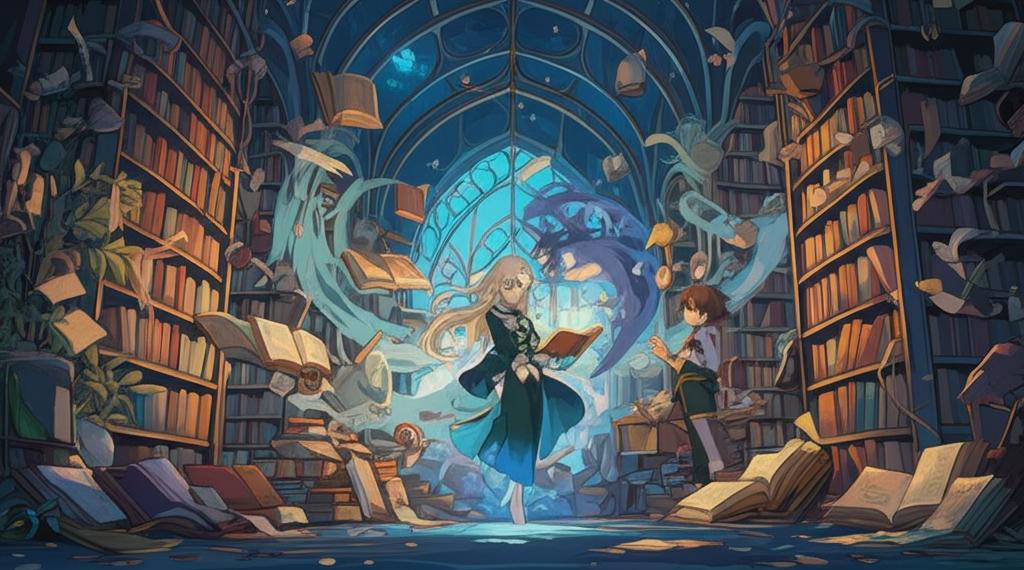 รูปภาพประกอบบทความ: ห้องสมุดของเวทมนตร์ที่หายไป: บรรณารักษ์ผู้รวบรวมเวทมนตร์ต้องห้าม - ตอนที่ 5: เงาในสนธยา