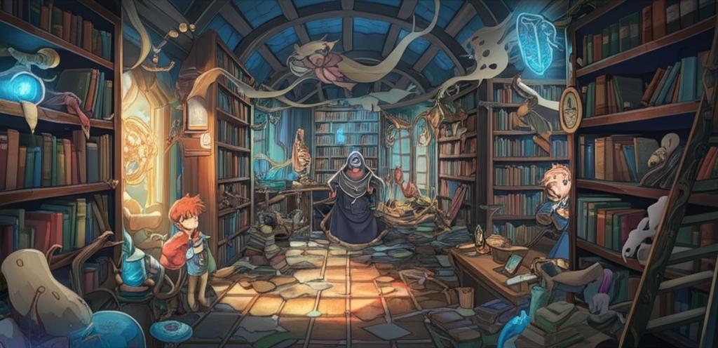 รูปภาพประกอบบทความ: ห้องสมุดของเวทมนตร์ที่หายไป: บรรณารักษ์ผู้รวบรวมเวทมนตร์ต้องห้าม - ตอนที่ 6: เงาในคราบนักบวช