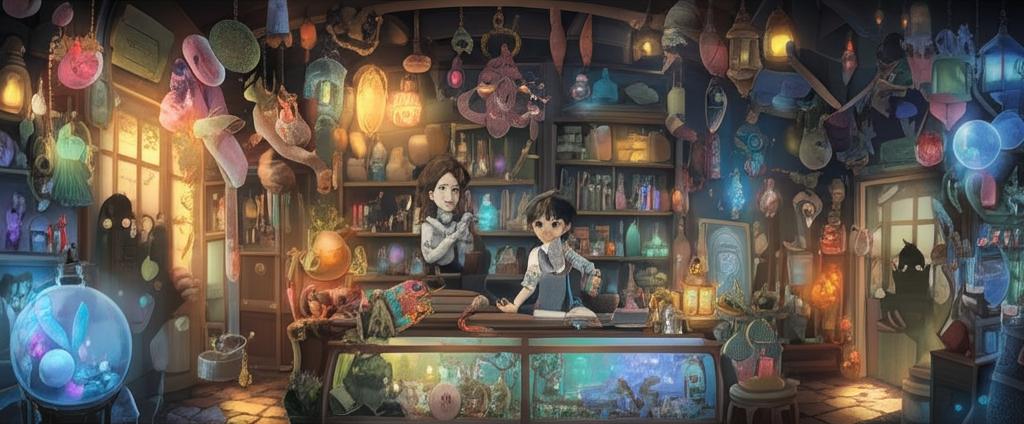 รูปภาพประกอบบทความ: งานพาร์ทไทม์ในร้านขายของวิเศษ: เด็กมัธยมกับลูกค้าจากต่างโลก - ตอนที่ 7: เงา... ความสงสัย...