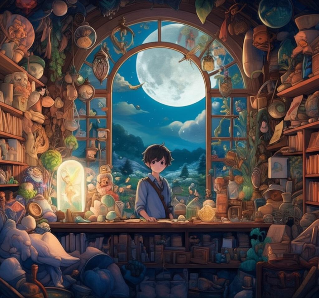 รูปภาพประกอบบทความ: งานพาร์ทไทม์ในร้านขายของวิเศษ: เด็กมัธยมกับลูกค้าจากต่างโลก - ตอนที่ 8: จันทรา... คำขอ... พลัง