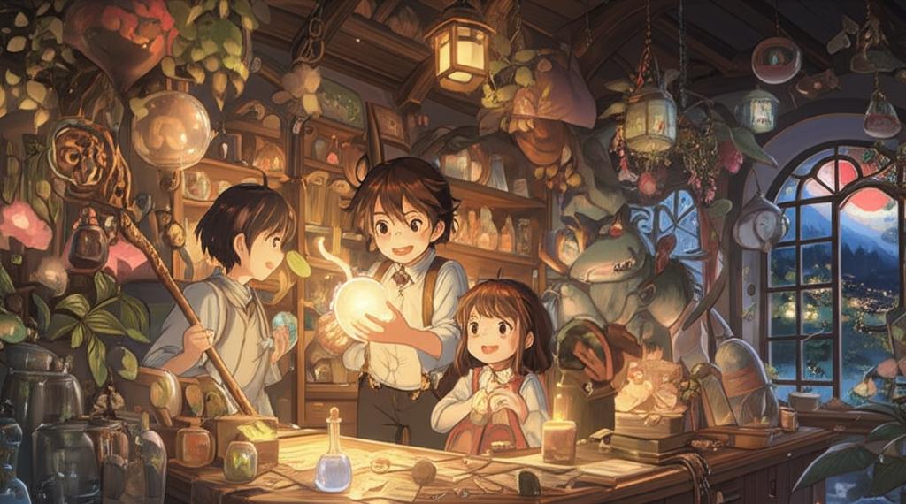 รูปภาพประกอบบทความ: งานพาร์ทไทม์ในร้านขายของวิเศษ: เด็กมัธยมกับลูกค้าจากต่างโลก - ตอนที่ 11: เงาจันทรา... พันธนาการ... แสงสว่าง